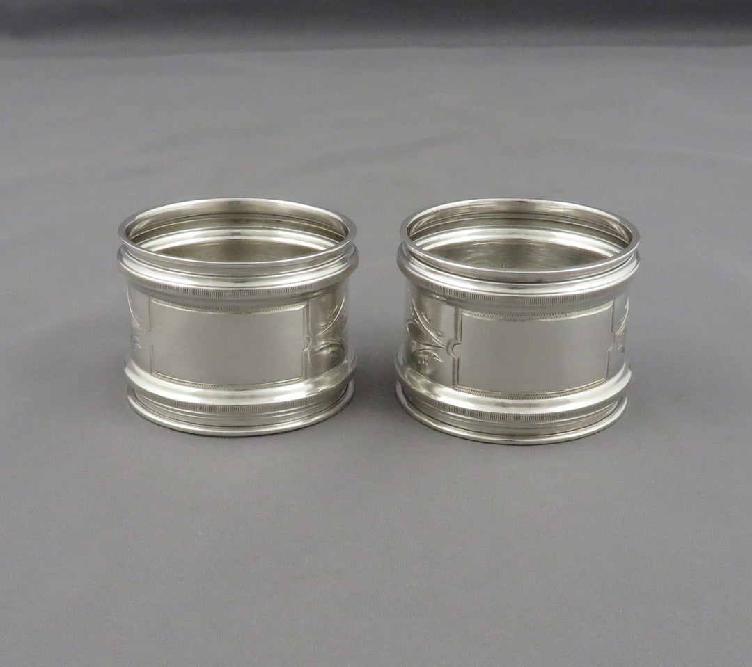 Wood &amp; Hughes Sterling Silver Napkin Rings