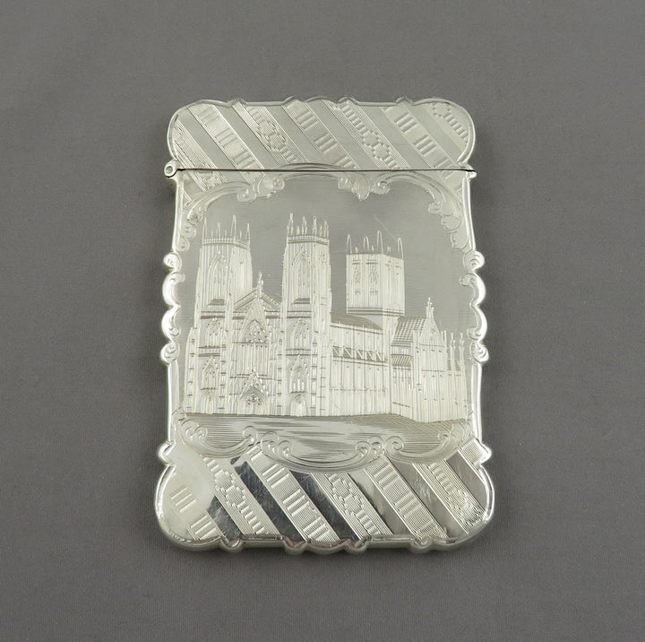 Victorian Castle Top Card Case York Minster