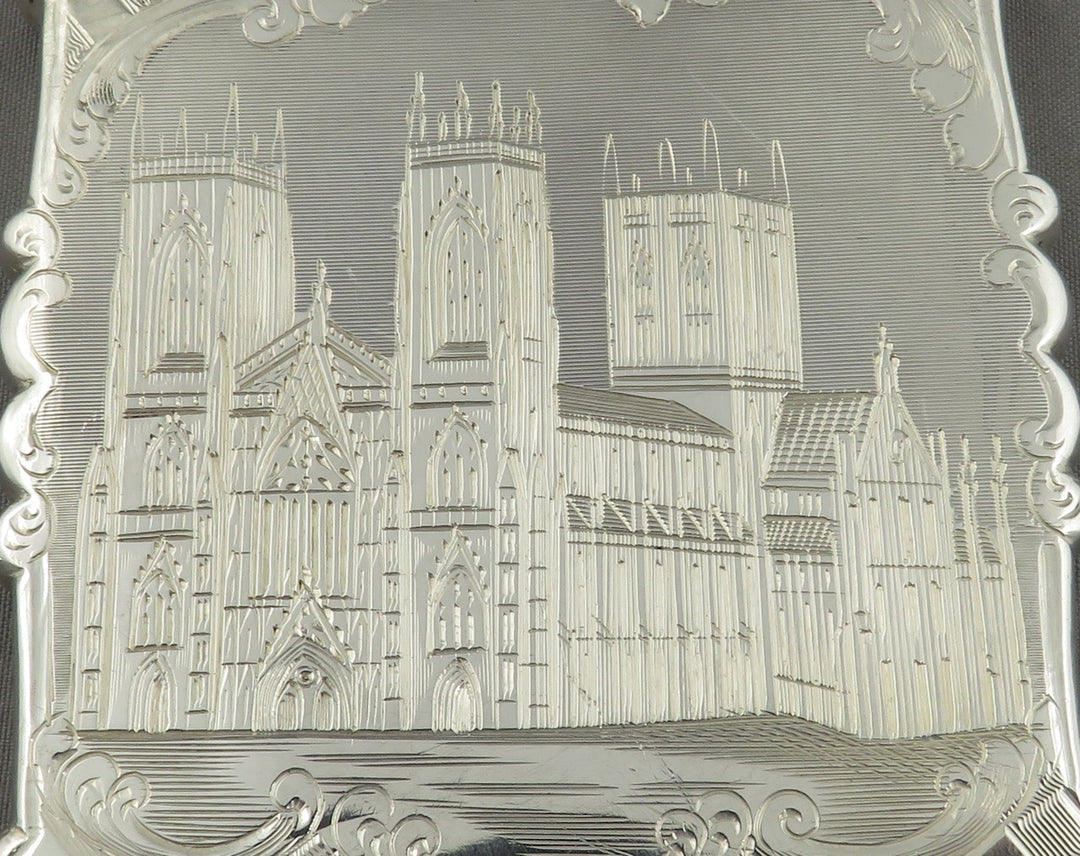 Victorian Castle Top Card Case York Minster