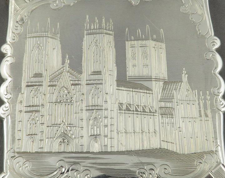 Victorian Castle Top Card Case York Minster