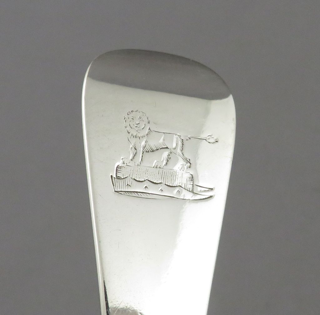 Six York Silver Tablespoons - JH Tee Antiques