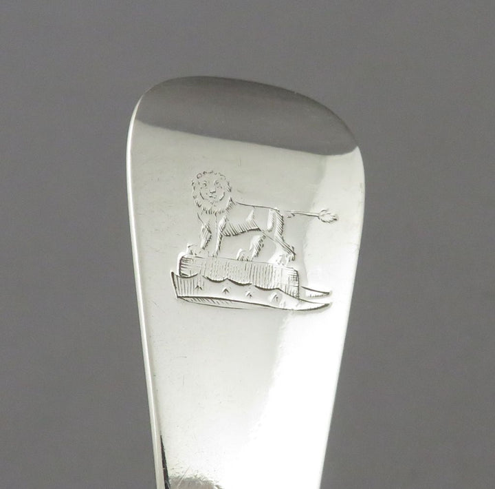 Six York Silver Tablespoons - JH Tee Antiques
