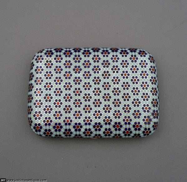 Gustav Klingert Enamel Cigarette Case - JH Tee Antiques