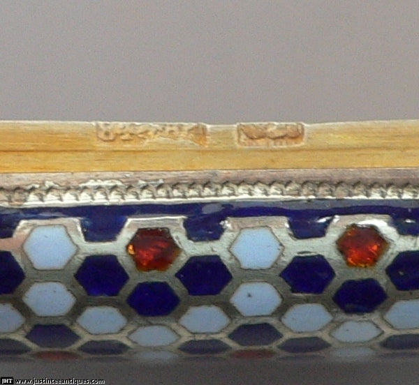 Gustav Klingert Enamel Cigarette Case - JH Tee Antiques