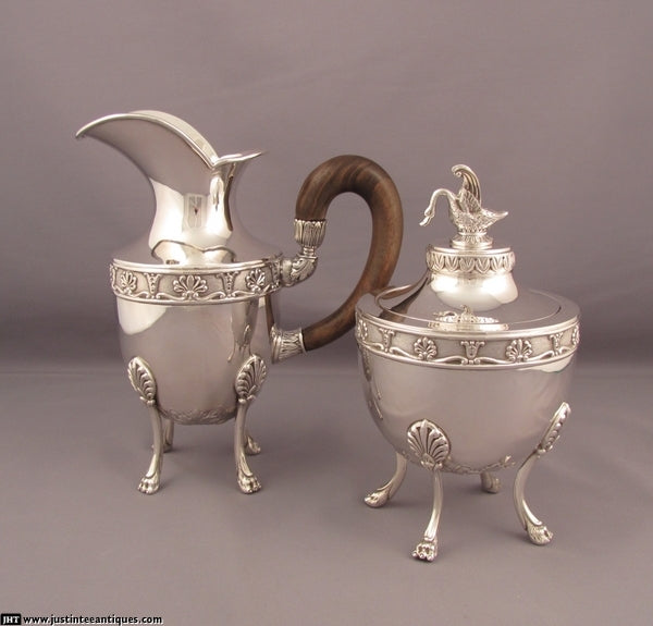 Buccellati Silver Tea Service - JH Tee Antiques