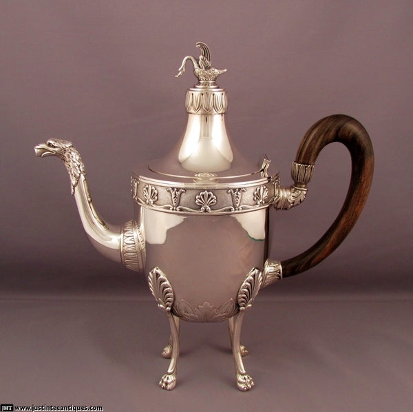 Buccellati Silver Tea Service - JH Tee Antiques