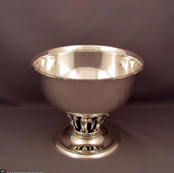 Georg Jensen Silver Louvre Bowl - JH Tee Antiques