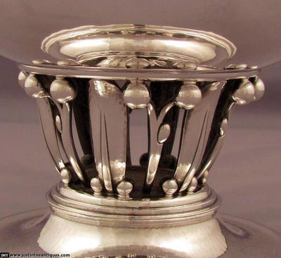 Georg Jensen Silver Louvre Bowl - JH Tee Antiques