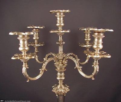 Royal Prussian Silver Candelabra - JH Tee Antiques