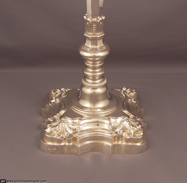 Royal Prussian Silver Candelabra - JH Tee Antiques