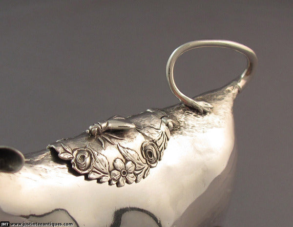 George III Silver Cow Creamer - JH Tee Antiques