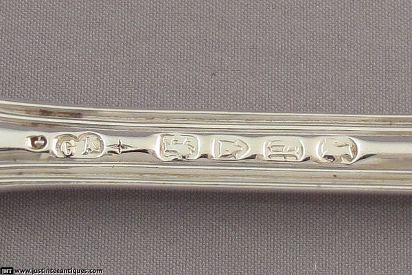 Fiddle Thread &amp; Shell Flatware Service for 24 - JH Tee Antiques