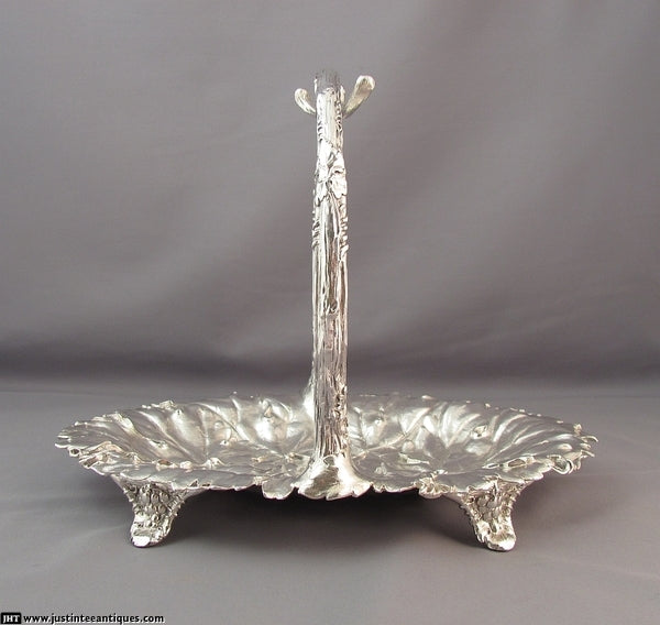 Mappin & Webb Silver Grape Stand - JH Tee Antiques