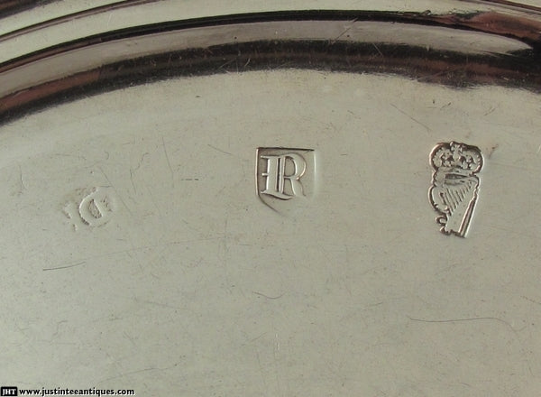 Queen Anne Irish Silver Tazze - JH Tee Antiques