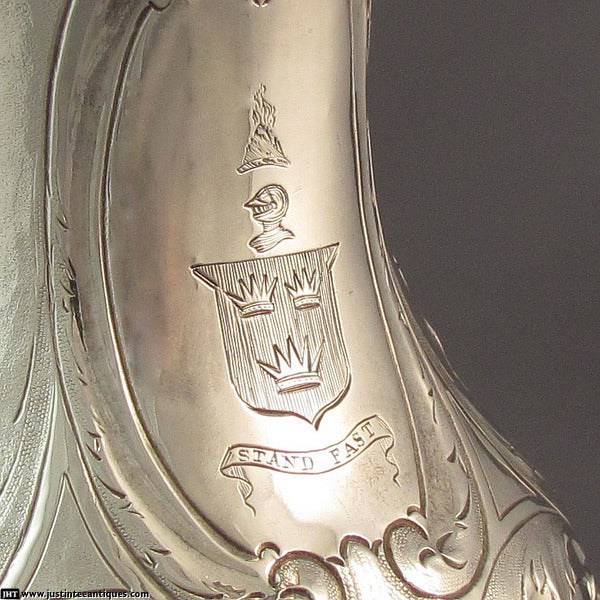 Canadian Silver Claret Jug - JH Tee Antiques