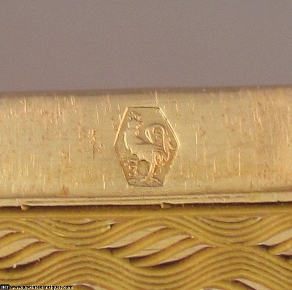 French Gold Snuff Box - JH Tee Antiques