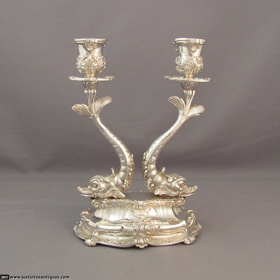 Buccellati Silver Candelabra - JH Tee Antiques