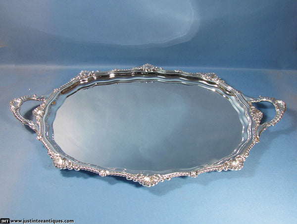 Birks Sterling Silver Tea Tray - JH Tee Antiques