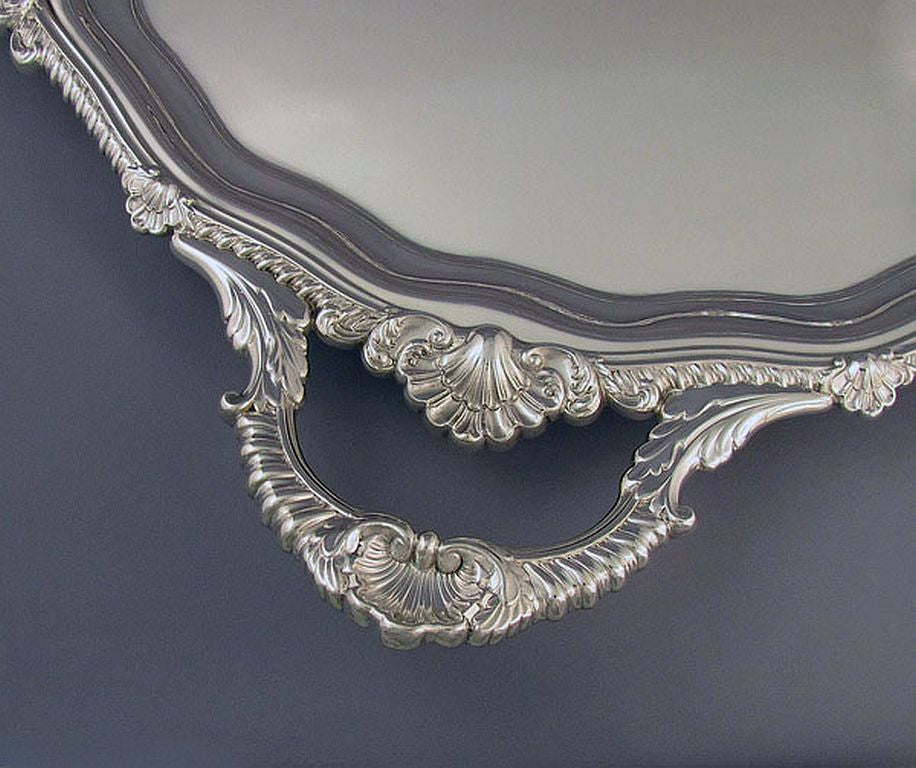 Birks Sterling Silver Tea Tray - JH Tee Antiques