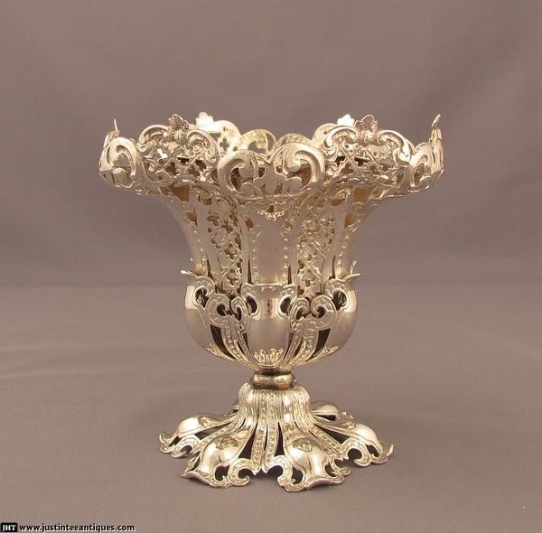 Turkish Ottoman Silver Spoon Holders - JH Tee Antiques