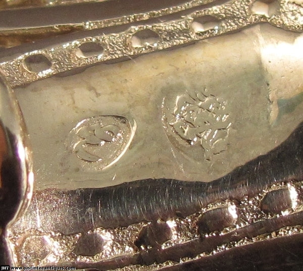 Turkish Ottoman Silver Spoon Holders - JH Tee Antiques