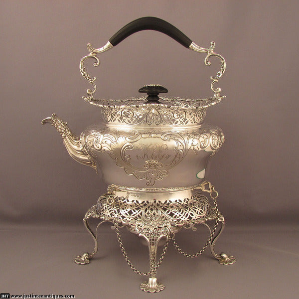 Tiffany &amp; Co. Victorian Silver Tea Service - JH Tee Antiques