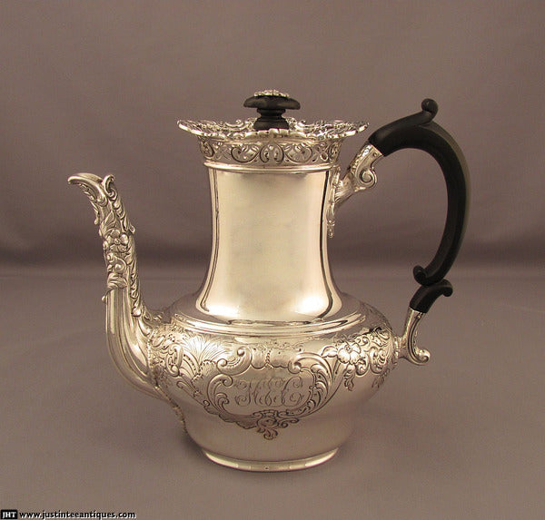 Tiffany &amp; Co. Victorian Silver Tea Service - JH Tee Antiques