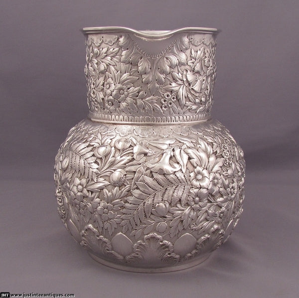 Tiffany &amp; Co. Sterling Water Pitcher - JH Tee Antiques