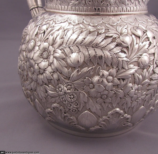 Tiffany &amp; Co. Sterling Water Pitcher - JH Tee Antiques