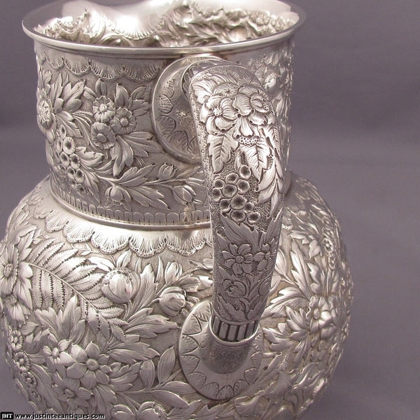 Tiffany &amp; Co. Sterling Water Pitcher - JH Tee Antiques