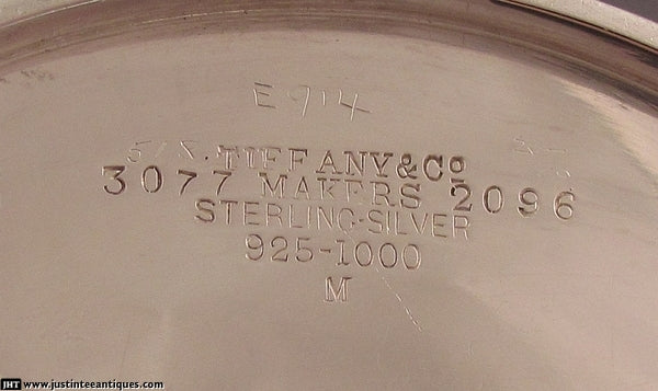 Tiffany &amp; Co. Sterling Water Pitcher - JH Tee Antiques