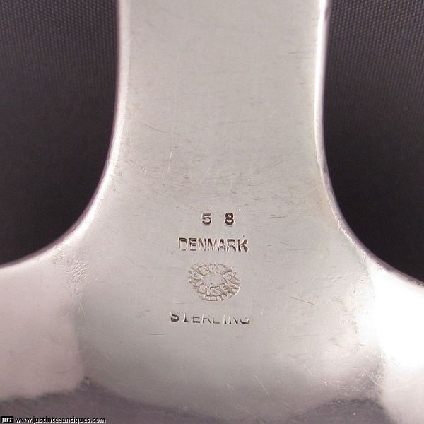 Georg Jensen Sterling Serving Spoon - JH Tee Antiques