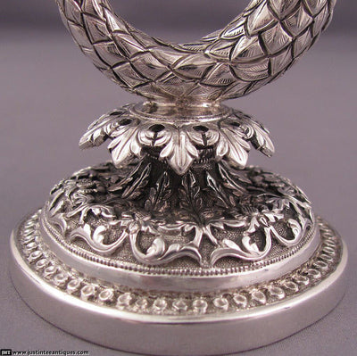 Oomersi Mawji Silver Bud Vases - JH Tee Antiques