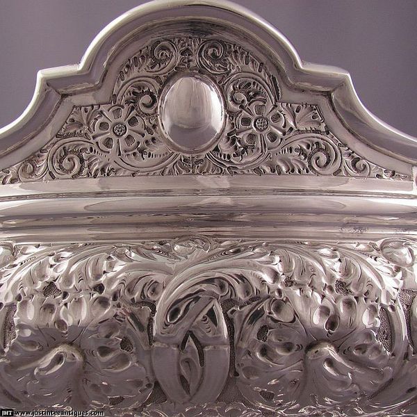 Victorian Silver Monteith Bowl - JH Tee Antiques