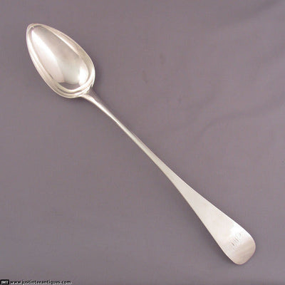 Rare Scottish Provincial Silver Hash Spoon - JH Tee Antiques