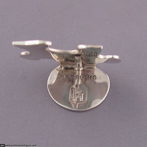 Sterling Silver Place Card Holders - JH Tee Antiques