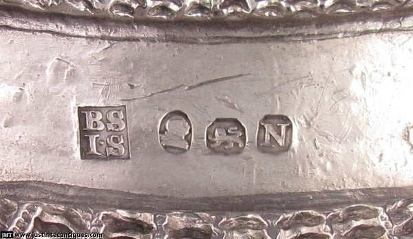 Benjamin Smith Silver Wine Label - JH Tee Antiques