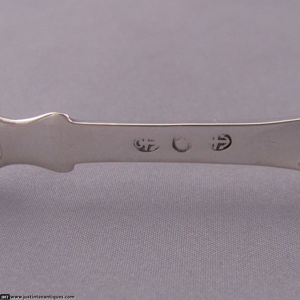 Greenock Silver Sugar Tongs - JH Tee Antiques