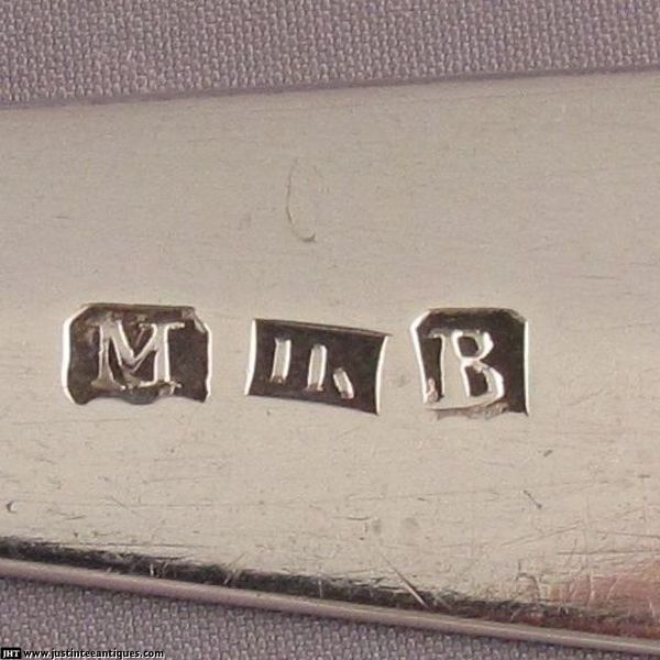 Rare Banff Silver Basting Spoon - JH Tee Antiques