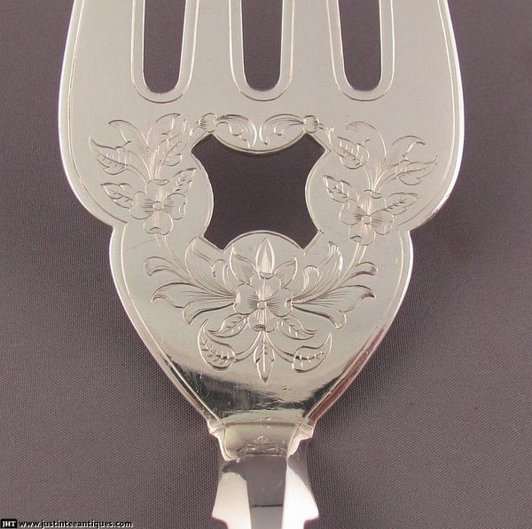 Russian Silver Cake Servers by Ovchinnikov - JH Tee Antiques