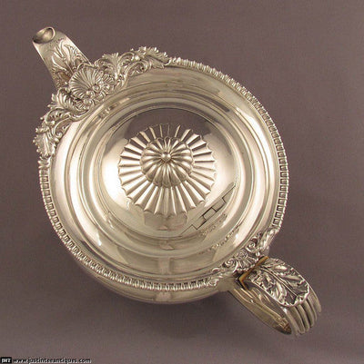 Regency Silver Tea Set - JH Tee Antiques