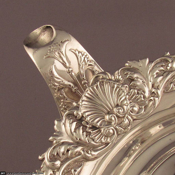 Regency Silver Tea Set - JH Tee Antiques