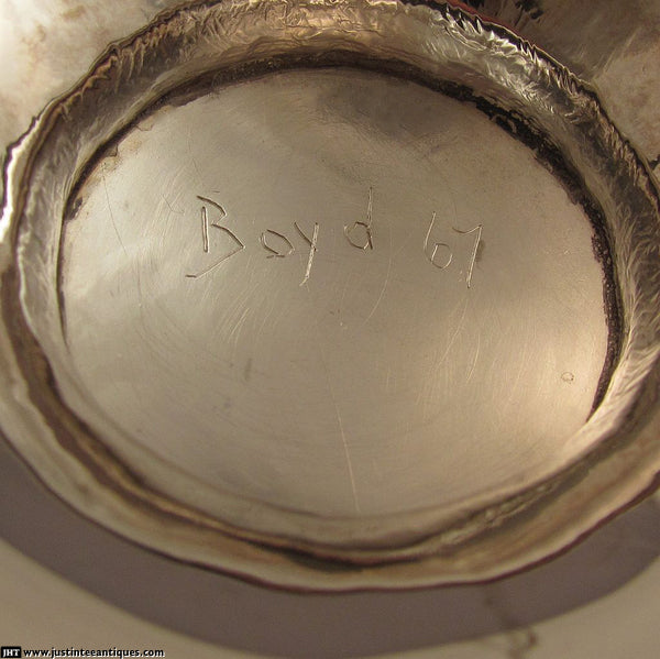 Douglas Boyd Silver Comport - JH Tee Antiques