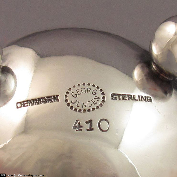 Georg Jensen Silver Condiment Set - JH Tee Antiques