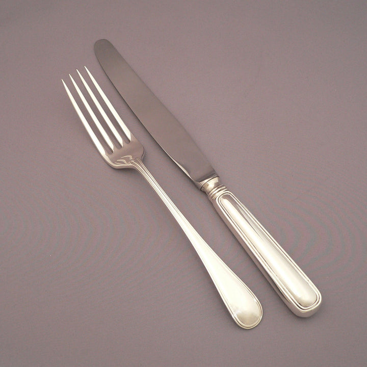 Birks Saxon Pattern Dinner Place Settings - JH Tee Antiques