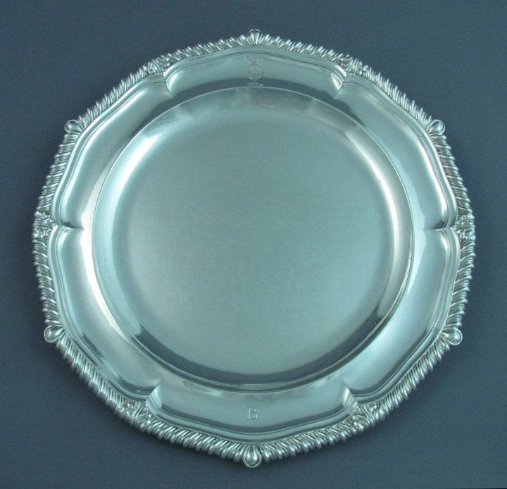 12 Paul Storr Silver Dinner Plates - JH Tee Antiques
