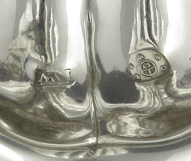 Austrian Biedermeier Silver Candlesticks - JH Tee Antiques