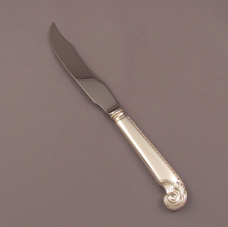 Birks George II Sterling Steak Knife - JH Tee Antiques