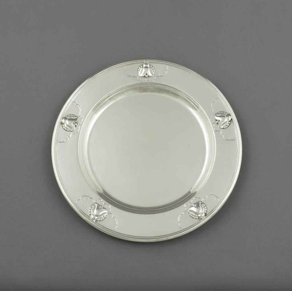 Georg Jensen Sterling Silver Coaster 428C - JH Tee Antiques
