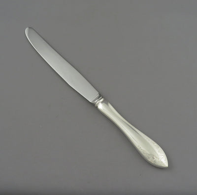 Tudor Royal Pattern Sterling Silver Dinner Knife - JH Tee Antiques